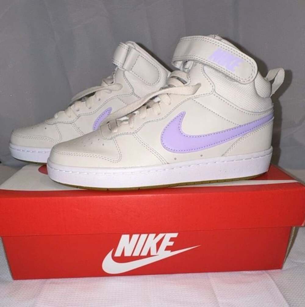 Nike Court Borough Mid 2 Size 6Y Lilac Bloom